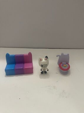 Gabby's Purrfect Dollhouse Playset Lot of three figures and accessories
